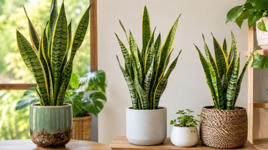 Cây lưỡi hổ được nhiều người yêu thích trồng làm cảnh
