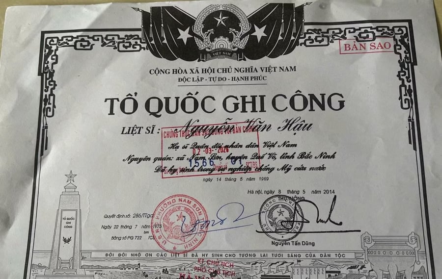 Cơ quan chức năng sẽ phối hợp với địa phương nơi liệt sĩ nhập ngũ và gia đình để tiếp tục thu thập tài liệu, thông tin cũng như tìm kiếm những nhân chứng có liên quan.