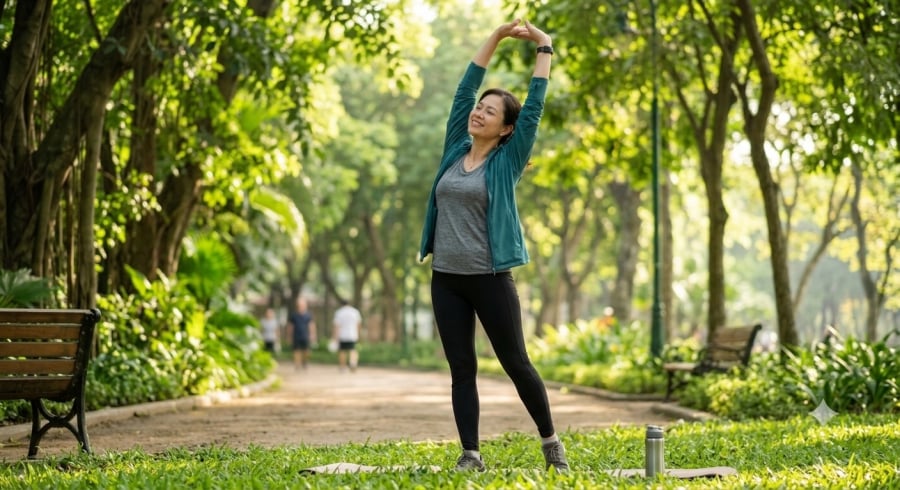 Duy trì vận động vừa sức và đều đặn quan trọng hơn việc tập luyện quá sức trong thời gian ngắn.