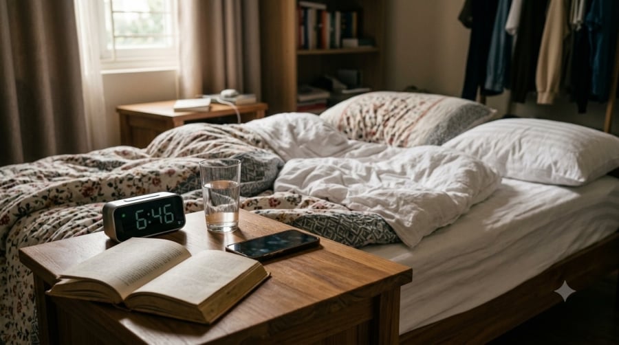 Đặt điện thoại xa tầm với và dành thời gian đầu ngày cho những hoạt động đơn giản có thể giúp hình thành thói quen buổi sáng chủ động hơn.