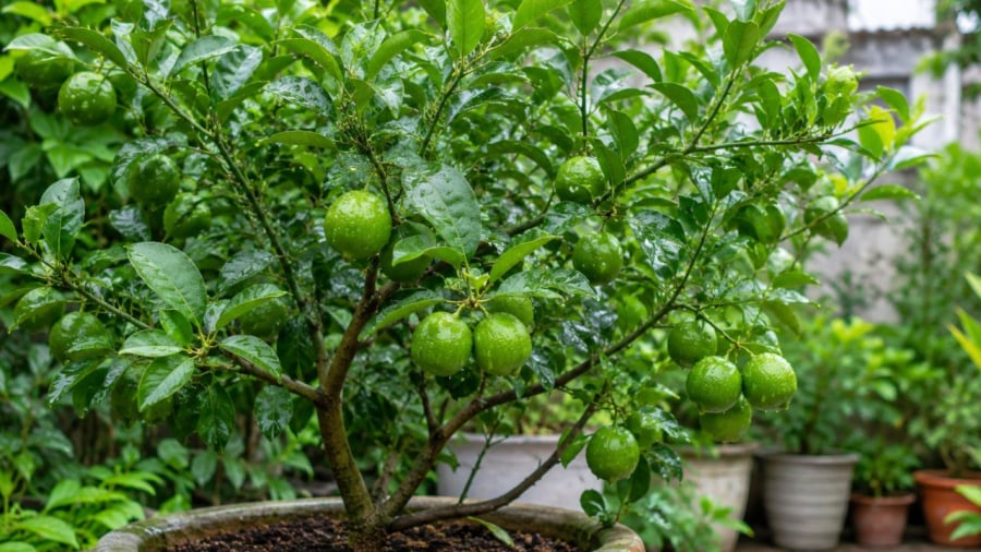 Cách trồng cây chanh trong chậu sai quả