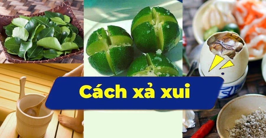 5 cách Xả Xui dân dã mang tới vận may cho cả nhà 