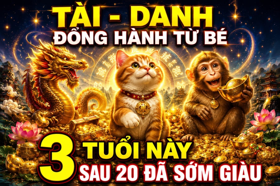 Trong 12 con giáp, có những người dường như được trời phú cho khả năng nắm bắt cơ hội, càng trưởng thành càng dễ tạo dựng được nền tảng tài chính vững vàng. 