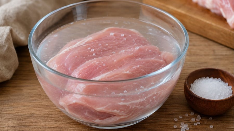 Vì sao ngâm thịt nước muối lại nhiều công dụng