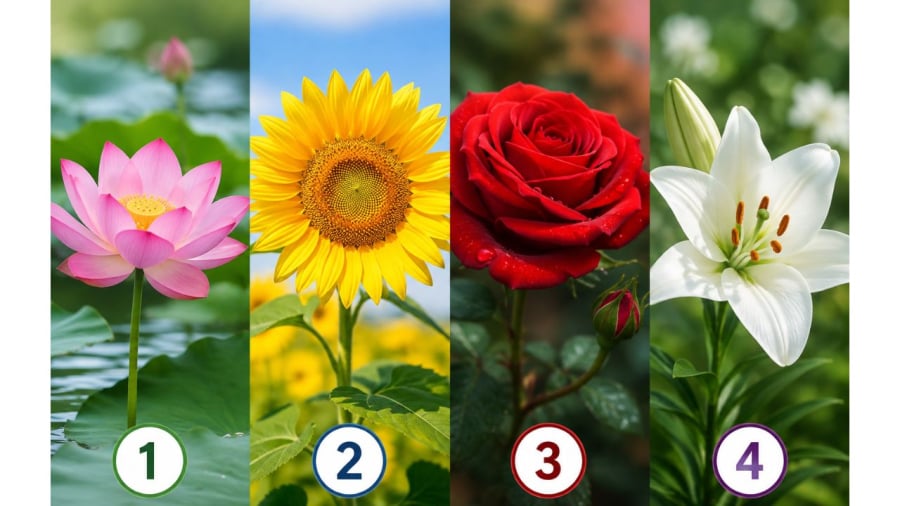 Bạn chọn bông hoa nào?