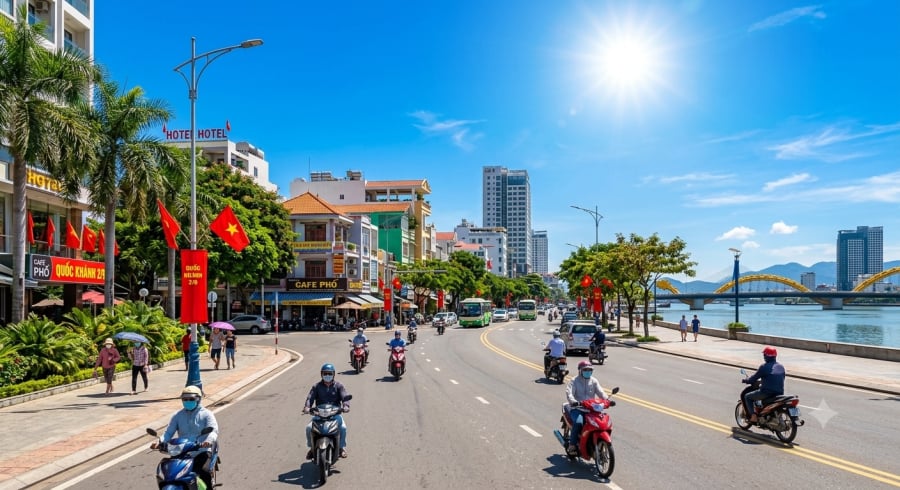 Trung Bộ có nơi nắng nóng trên 38 độ C trong dịp 2/9, người dân cần chủ động bảo vệ sức khỏe khi hoạt động ngoài trời.
