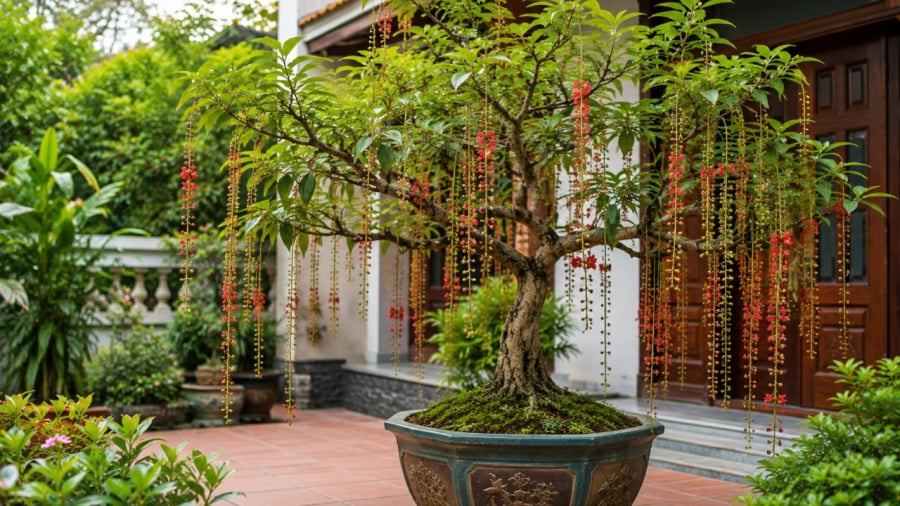 Cây lộc vừng nên đặt đúng vị trí vừa làm cảnh vừa tạo yếu tố phong thủy