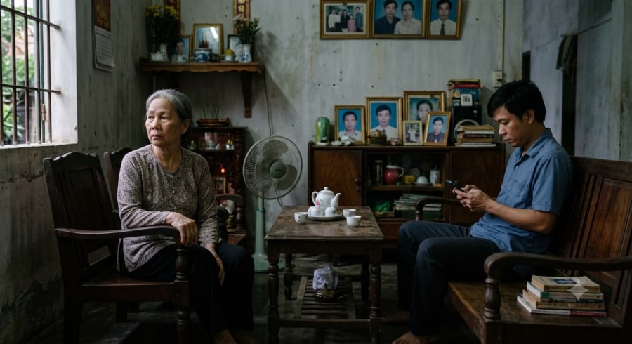 Có những khoảng cách giữa cha mẹ và con cái không bắt đầu từ sự vô tâm, mà từ những tổn thương tích tụ qua năm tháng.