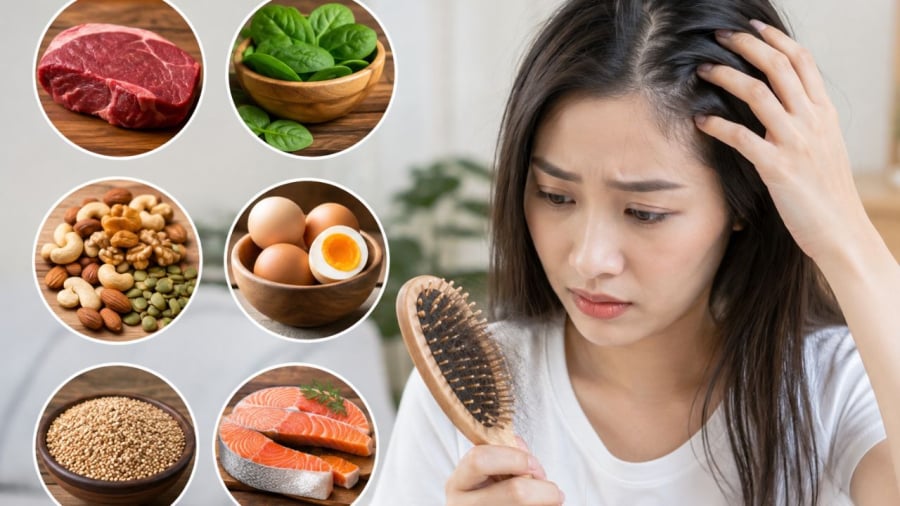 Rụng tóc là do thiếu chất?