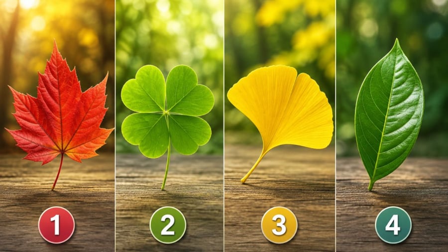 Bạn chọn chiếc lá nào?