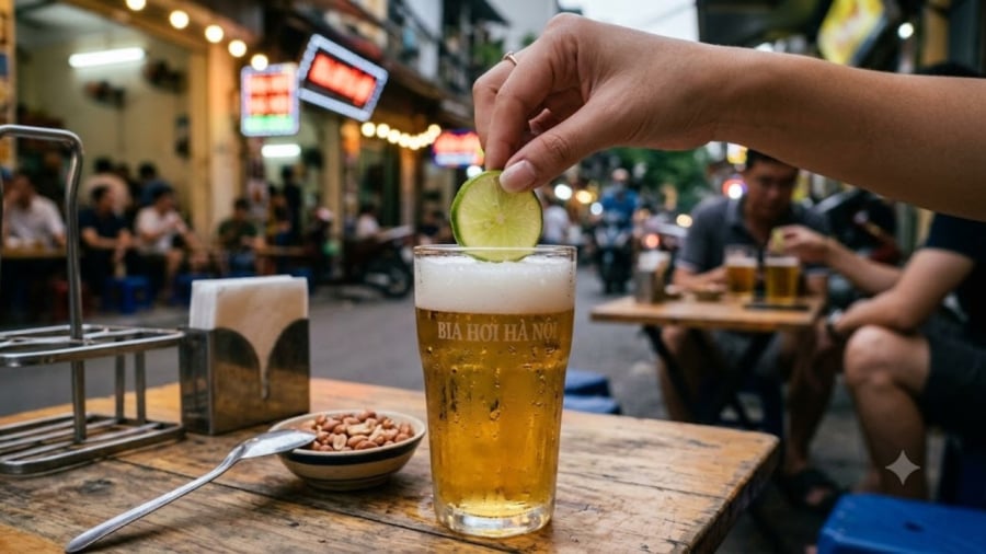 Vì sao nên cho một lát chanh vào cốc bia tươi?