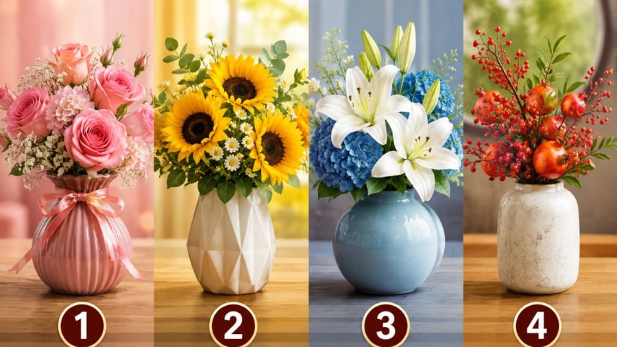 Bạn chọn bình hoa nào?