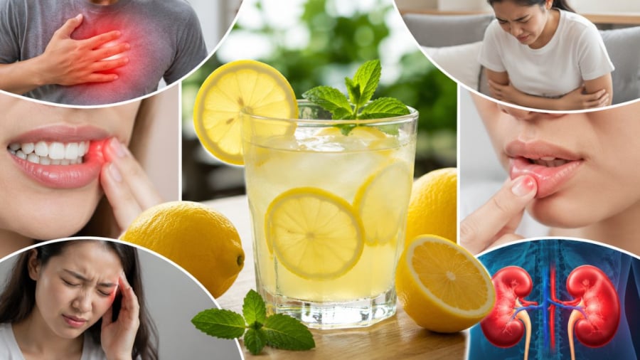 Những trường hợp này nên cẩn thận với nước chanh