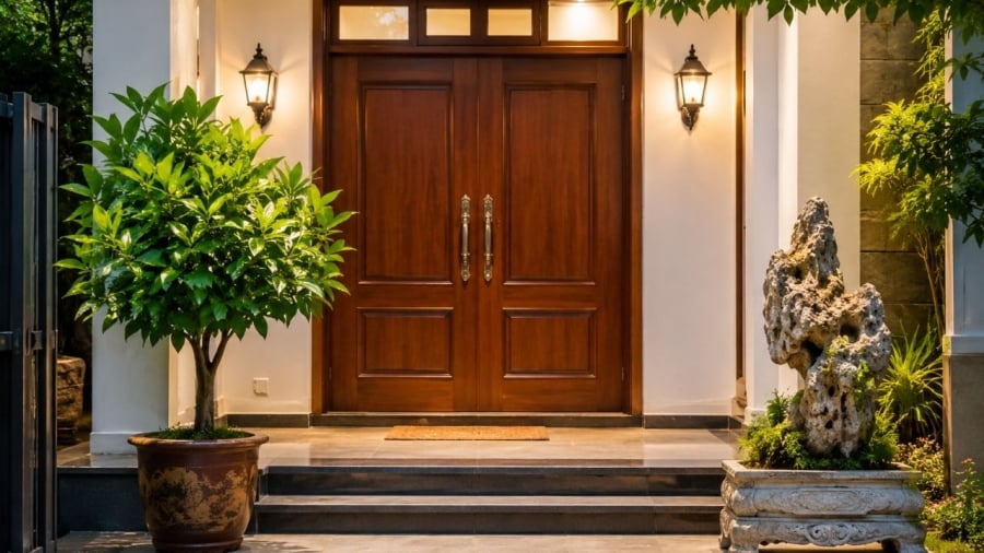 Những vật này đặt trước cửa có thể mang lại những may mắn cho gia chủ