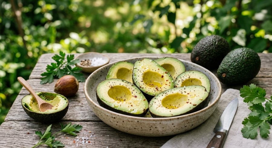 Quả bơ chứa chất béo không bão hòa đơn, chất xơ cùng nhiều vitamin và khoáng chất.