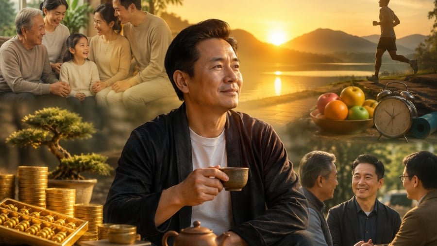 Tuổi 40, những điều này thể hiện rõ phúc và nghiệp của một người