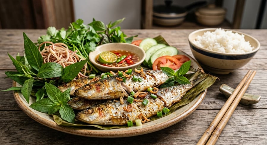 Cá trích có thể chế biến thành nhiều món như kho, nướng, chiên hoặc hấp, vừa ngon miệng vừa dễ đưa vào thực đơn hằng ngày.