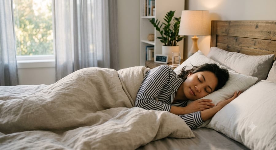 Duy trì giờ ngủ ổn định mỗi ngày có thể có lợi cho sức khỏe tim mạch.