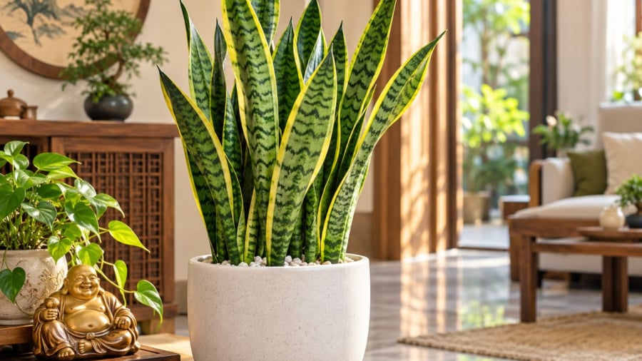 Cây lưỡi hổ là cây cảnh phong thủy được nhiều người yêu thích