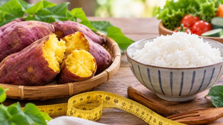 Ăn khoai lang có thực sự tốt cho người giảm cân hơn cơm trắng