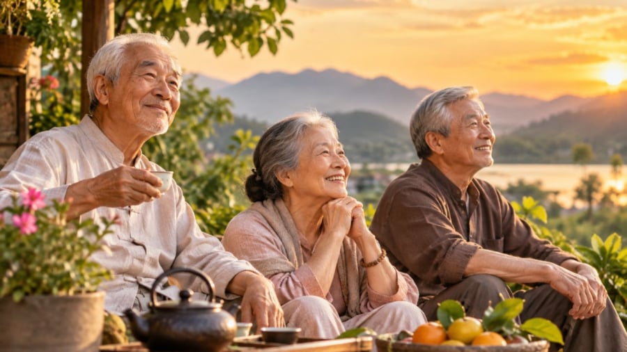 Về già càng giàu phúc lộc khi có những đặc điểm này
