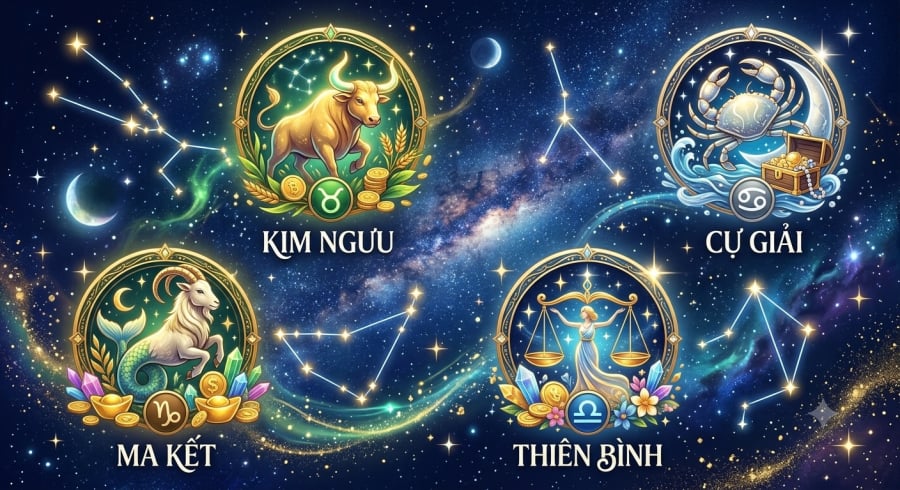 4 cung hoàng đạo được dự báo có vận may tài chính nổi bật trong tuần mới 7 - 13/9.