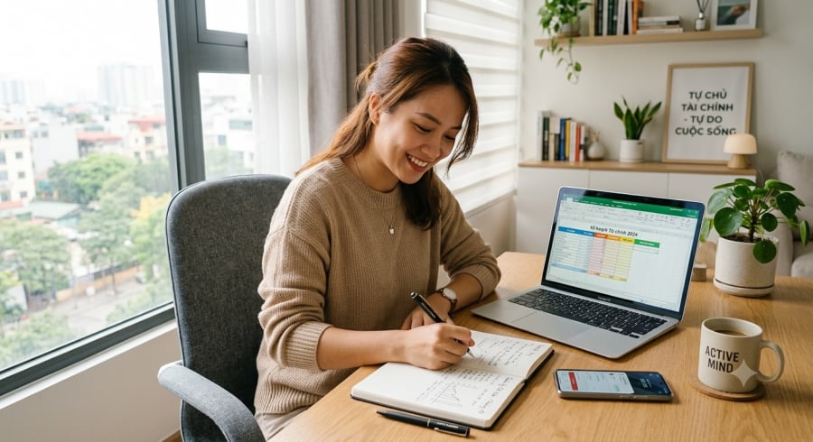 Quản lý chi tiêu và hình thành thói quen tiết kiệm từ sớm có thể giúp phụ nữ chủ động hơn về tài chính.
