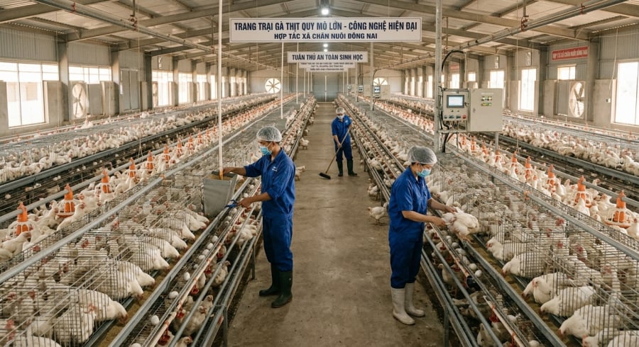 Giá gà công nghiệp giảm mạnh khiến người chăn nuôi trong nước chịu áp lực khi nguồn cung tăng cao.