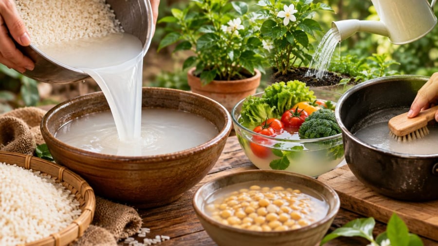Nước vo gạo có những công dụng bất ngờ