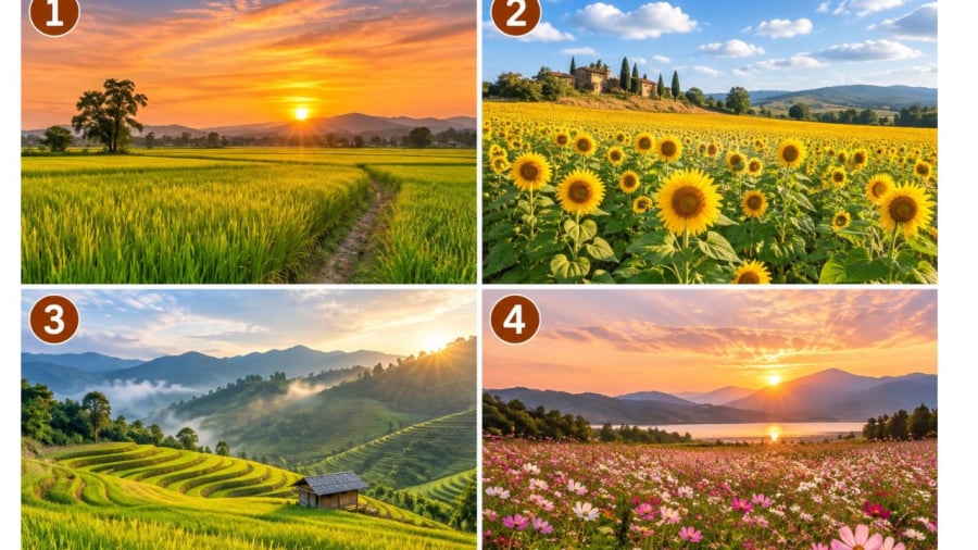 Bạn chọn cánh đồng nào?