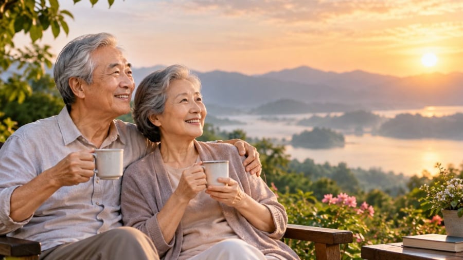 Nhiều người càng già càng thấy hạnh phúc