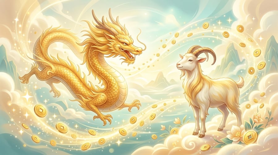 Tuổi Thìn và tuổi Mùi được dự báo có thêm cơ hội đón lộc từ những nguồn thu ngoài công việc chính.