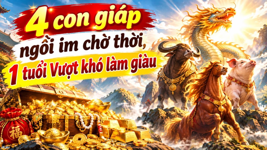 Những con giáp này không nhất thiết phải liên tục tìm kiếm cơ hội mới. Điều quan trọng là giữ vững công việc đang có, tích lũy kinh nghiệm, chuẩn bị nguồn lực và chờ thời cơ đủ chín. Khi vận may xuất hiện, họ có thể nhanh chóng nắm bắt và biến những gì đã chuẩn bị thành kết quả thực tế.    