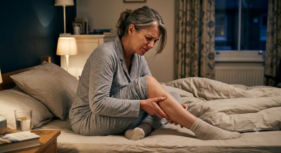 Chuột rút bắp chân tái diễn, đặc biệt vào ban đêm, là biểu hiện không nên chủ quan nếu kéo dài hoặc đi kèm những bất thường khác.