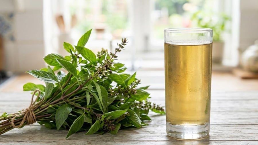 Nước lá húng quế mang lại nhiều lợi ích cho sức khỏe, bao gồm việc giảm căng thẳng, lo âu, cải thiện khả năng miễn dịch.