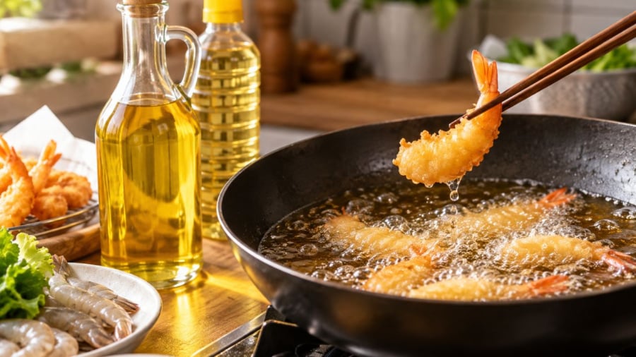 Dùng dầu chiên rán hãy chú ý điều này