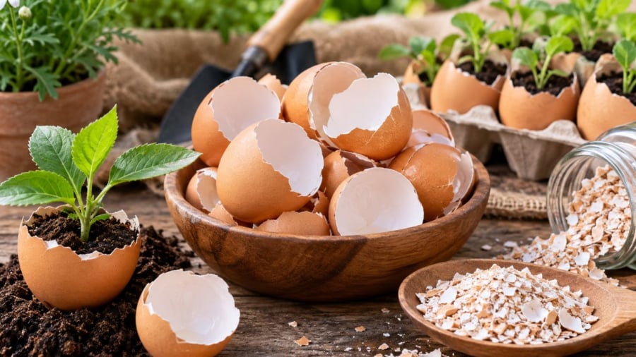 Đừng vứt vỏ trứng vào thùng rác