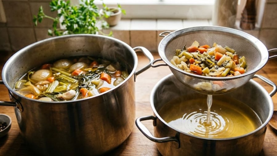 Bạn có thể nấu nước dùng lẩu từ các loại rau củ quả.