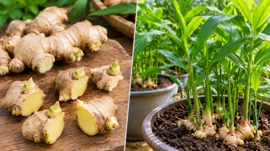 Trồng gừng nên cắt từng mắt hay để nguyên củ