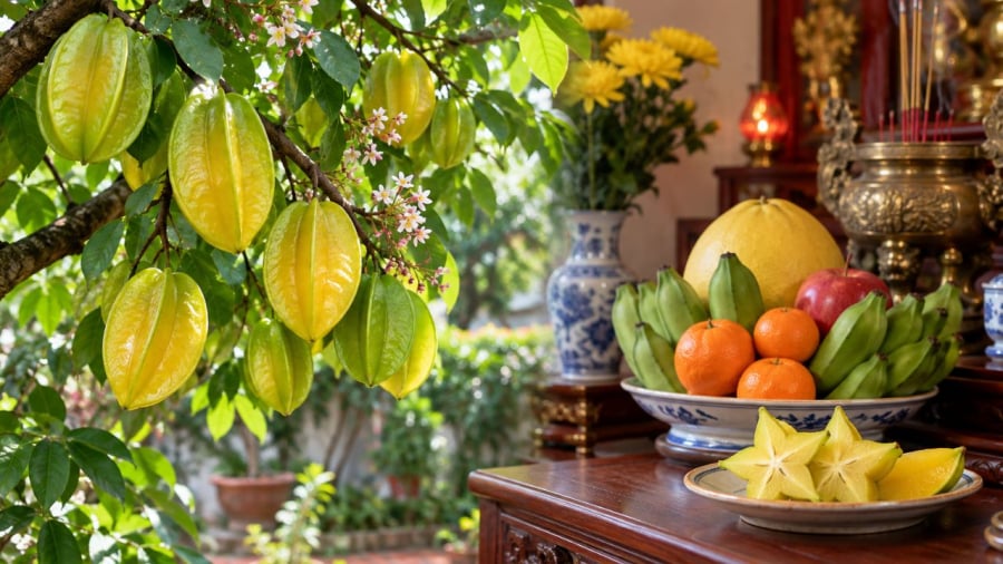 Trồng cây khế nhưng ít thắp hương quả khế