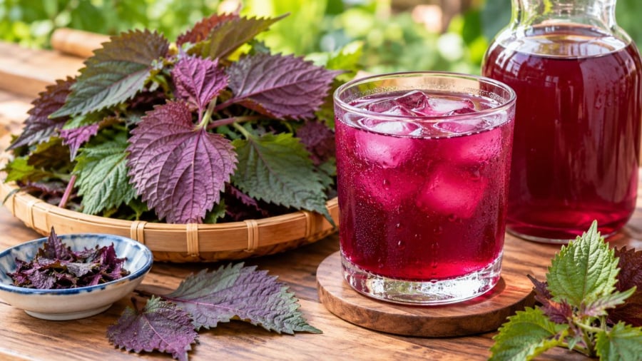 Hãy tránh những sai lầm này khi uống nước tía tô