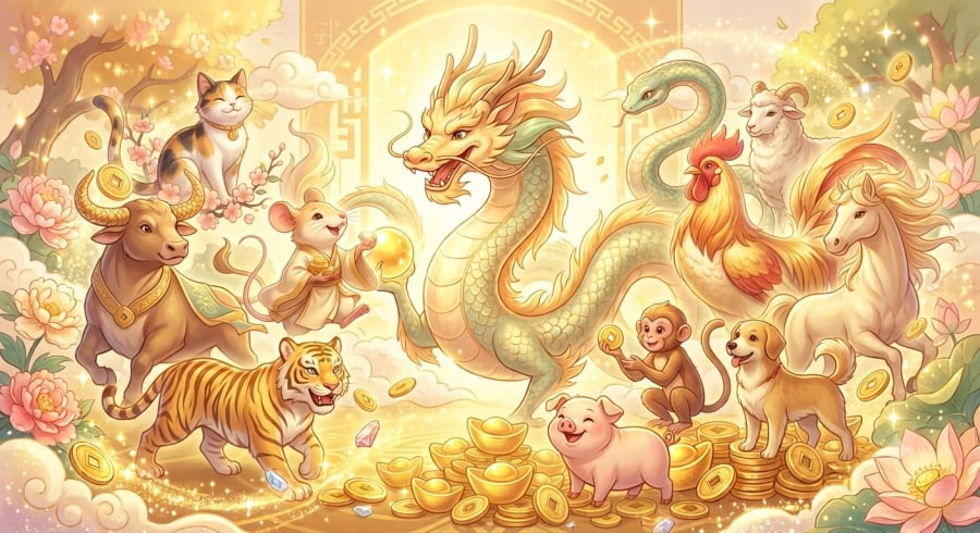 Tuần 21 - 27/9, tài chính 12 con giáp có sự phân hóa, người dễ tăng thu, người cần thận trọng chi tiêu.
