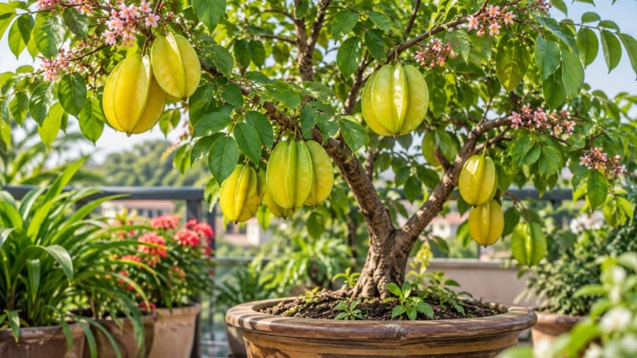 Trồng cây khế trong chậu chú ý