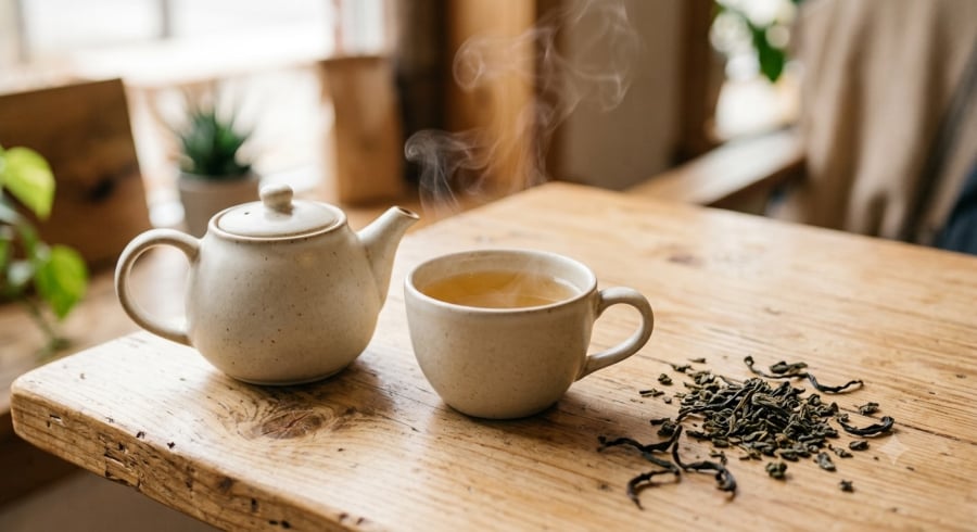 Chờ trà nguội bớt trước khi uống là thay đổi đơn giản giúp hạn chế việc thực quản tiếp xúc thường xuyên với nhiệt độ quá cao.