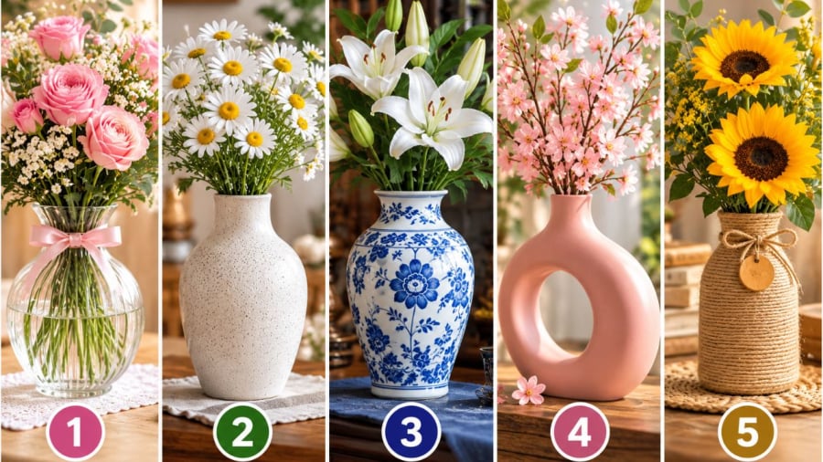 Bạn chọn chiếc bình nào?