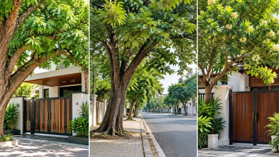 Cây lớn trước nhà cần chú ý