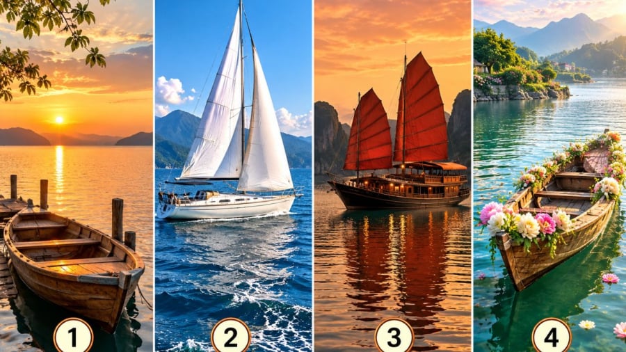 Bạn chọn chiếc thuyền nào?