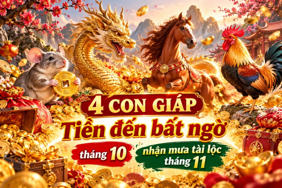 Bước sang những tháng cuối năm, vận trình tài lộc của 12 con giáp được cho là có nhiều chuyển động đáng chú ý.     
