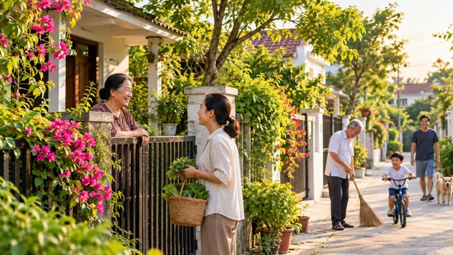 Hàng xóm tốt thì phong thủy mới thực sự phát huy
