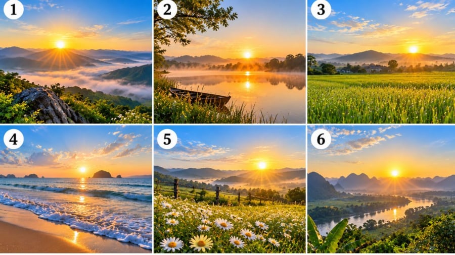 Bạn chú ý vào khung cảnh nào nhất?